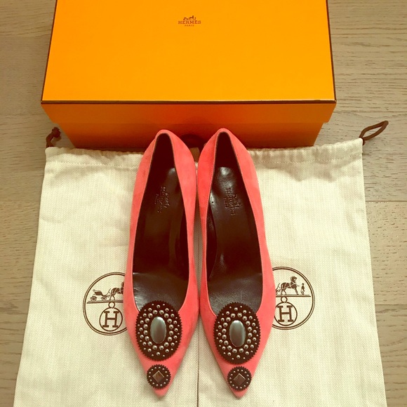 Hermès Petra jeweled velvet kitten heels-New w/box - Picture 3 of 7